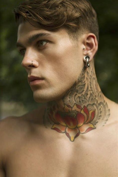 sexiest neck tattoos|sexy neck tattoos for men.